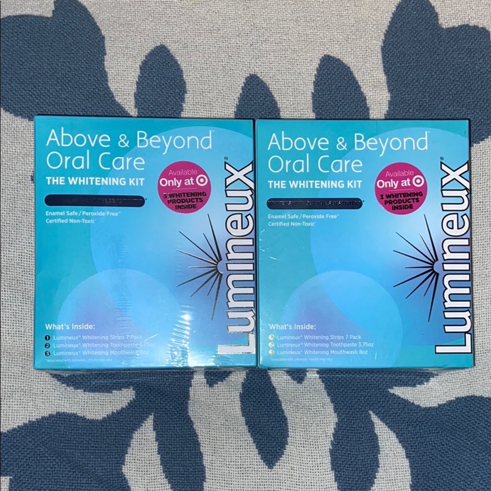 2 pack above & beyond oral care Lumineux Whitening Kit